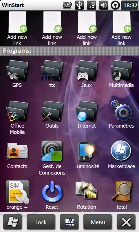 Application Windows Mobile